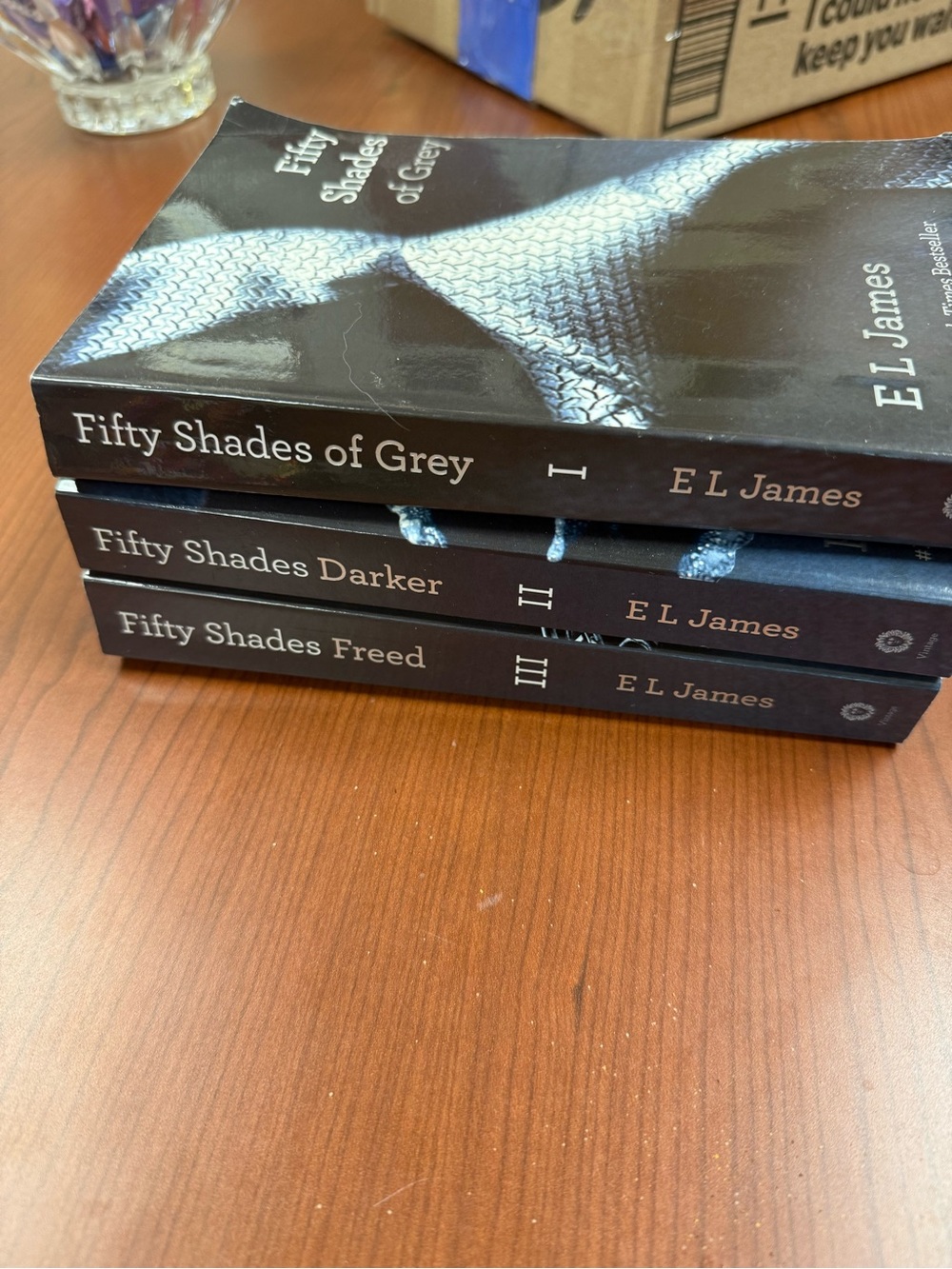 Fifty Shades Trilogy Boxed Set - Black